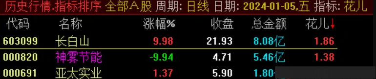 通达信竞价抓妖副图+选股指标附图_展示图_08