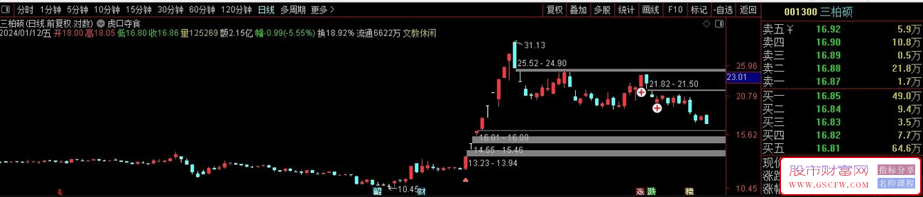 虎口夺食,一种板后回调买法,高风险策略,主图+选股,加密,附图_展示图_08