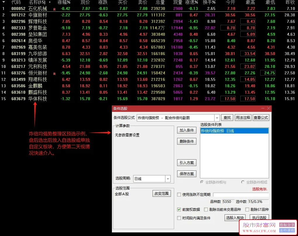 通达信炸板、涨停后倍量阴分时均线战法套装,炸板分时均线战法套装升级解密版_展示图_05