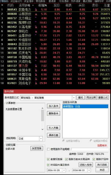 通达信【首板精选】副图+选股,首板量化交易利器附图_展示图_02