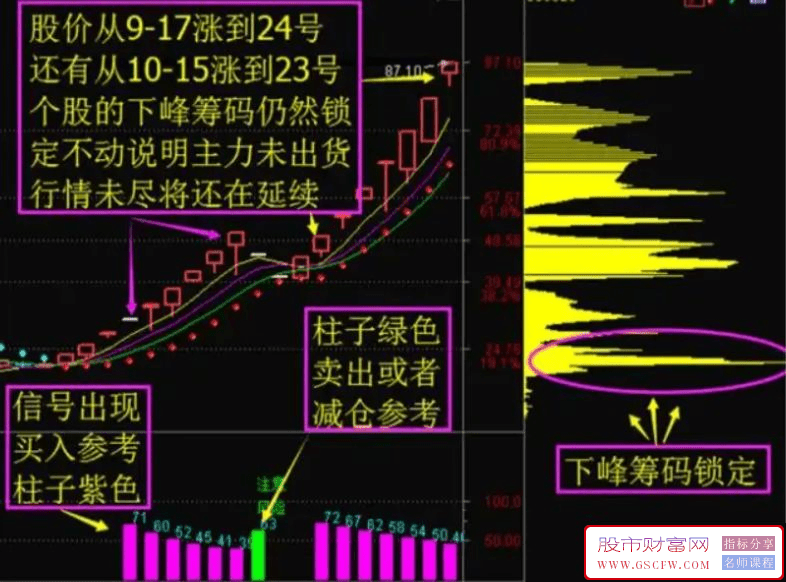 通达信筹码锁定副图指标,追踪主力动向附图_展示图_02