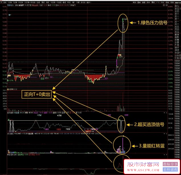 通达信四指标共振T+0，胜率极高！指标说明+操作方法+实盘贴图,主副图_展示图_06