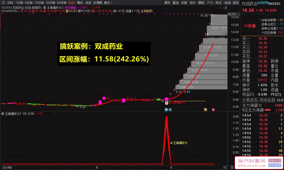 【王者擒妖令】VIP珍藏版，捉妖一字板，股市把利剑，以王者之姿，精准出击！皇者擒妖令98_展示图_02
