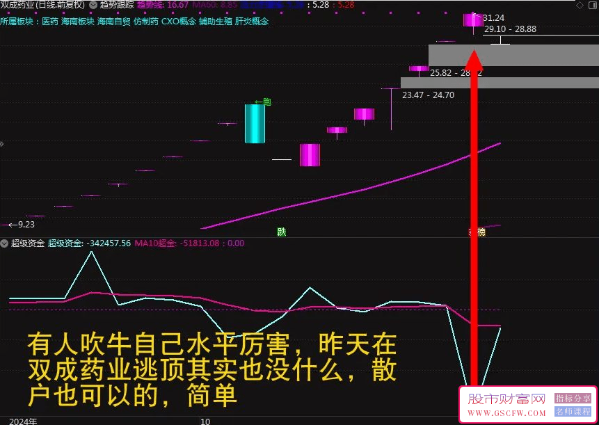 【超级资金】揭示龙头股逃生秘籍，运用资金动态在双成药业与欧菲光成功逃顶——须借助L2行情分析_展示图_02