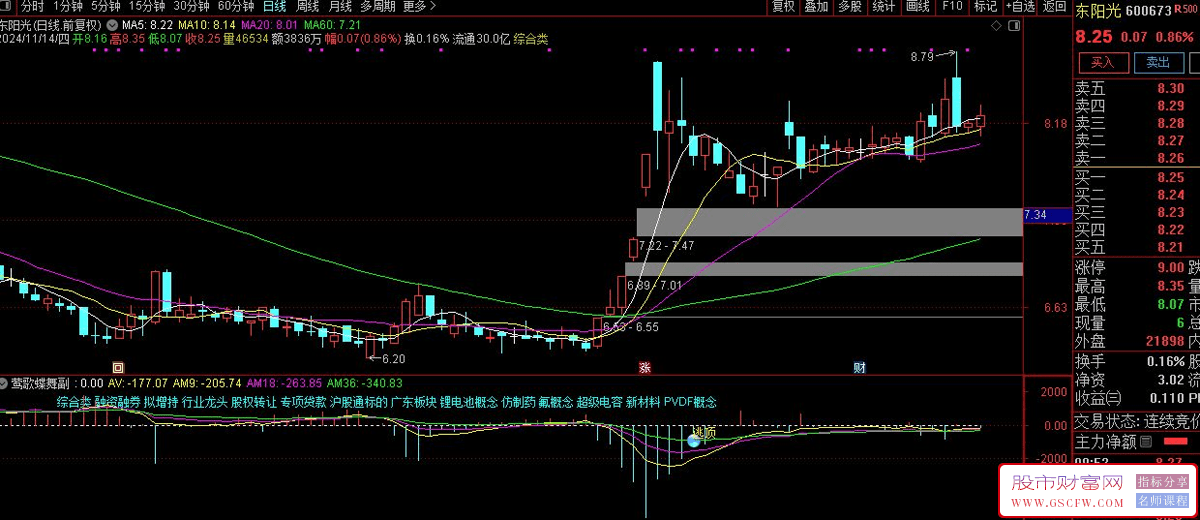 通达信【莺歌蝶舞】副图+选股牛股出现蝶先知_展示图_02