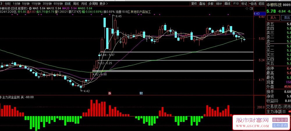 通达信主力资金监测副图指标,附图文说明_展示图_02