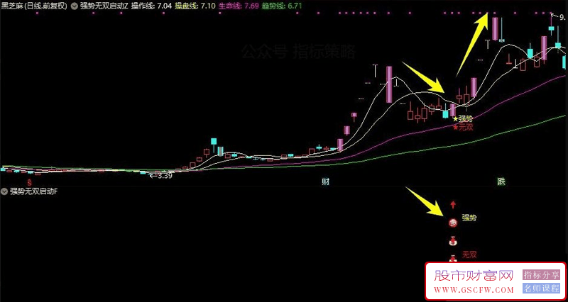 通达信【强势无双启动】主副图+信号选股,强势无双共振抓龙头,手机电脑通用无未来_展示图_08