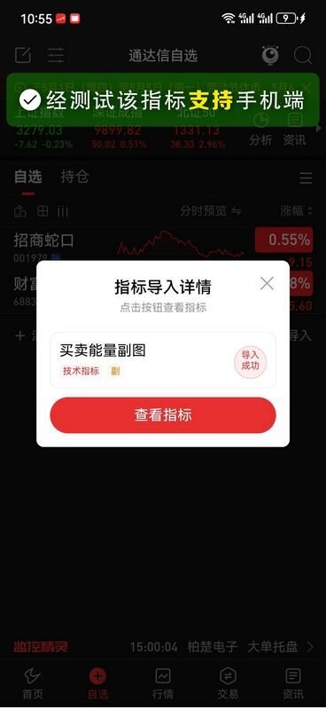 通达信〖买卖能量〗副图指标,通过动态筹码成本线结合买方意向线构建多空分界_展示图_05