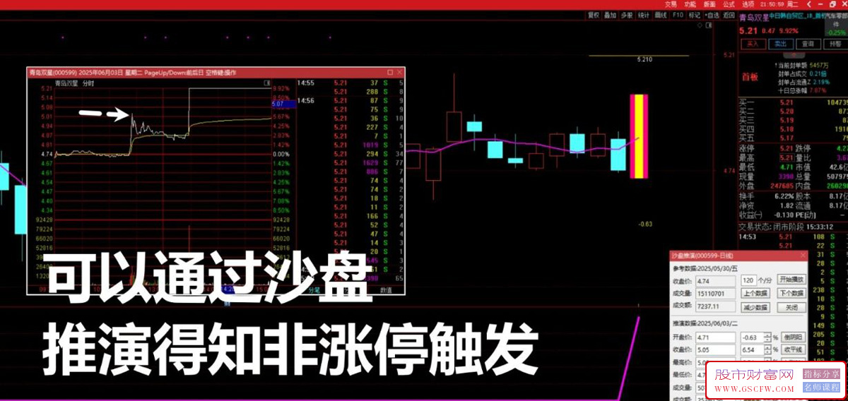 通达信【盘中强龙】副图+选股预警,盘中首板强势信号_展示图_05