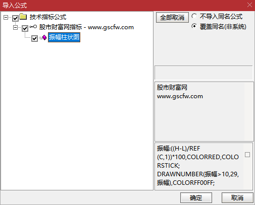 通达信〖振幅柱状图〗副图指标,抓盘中强势突破股_展示图_05