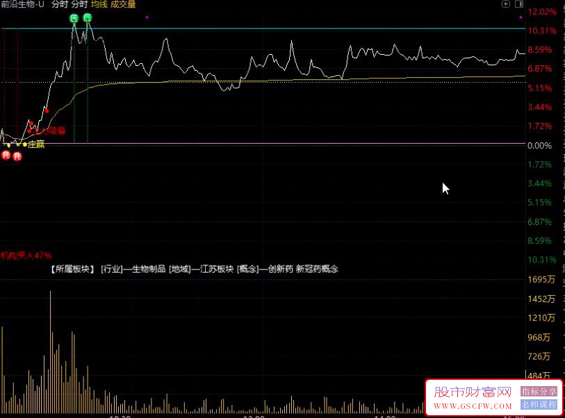 通达信〖庄赢分时〗主图指标,主力低吸,机构买入扫盘_展示图_03