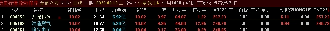 小草竞王第6版,号称网上所有的竞价指标的原型,主竞首板、主竞接力等四项_展示图_08 ... ...