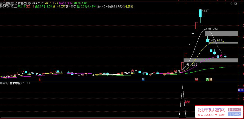 通达信〖锁仓〗副图+选股指标,筹码类型精品_展示图_06