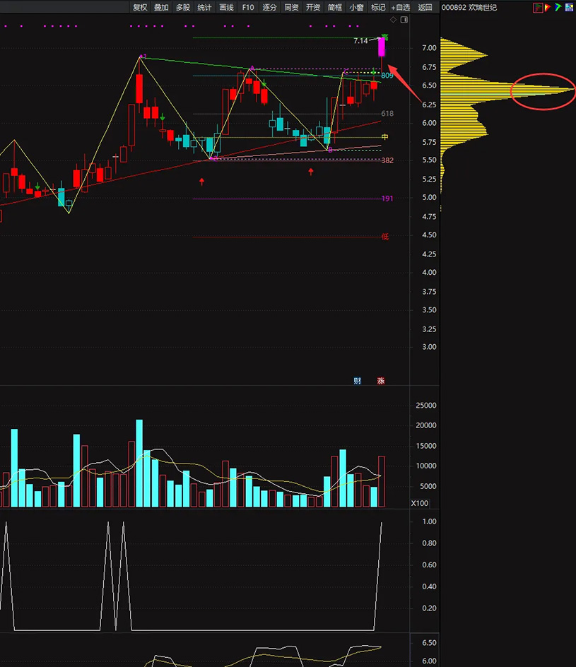 顶格筹码峰的计算——判断主力动向、捕捉强势股的重要技术指标,副图+选股_展示图_04 ... ...
