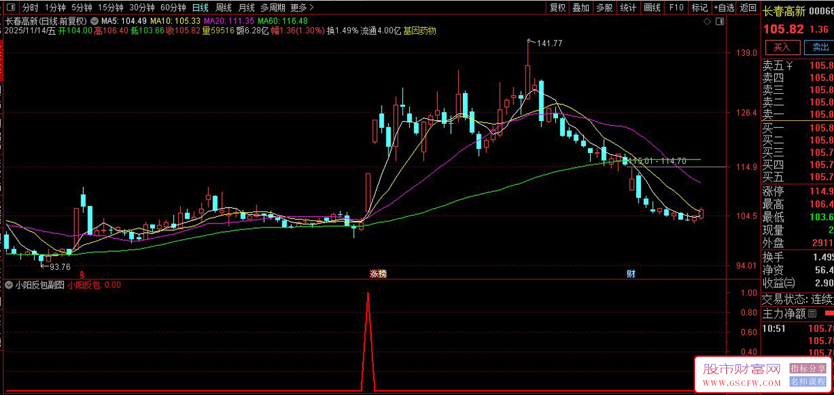 通达信〖小阳反包〗副图+选股指标,筹码与趋势的共振启动_展示图_03