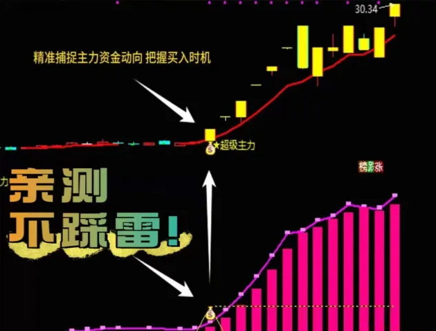 通达信【超级主力】主副图+选股指标,捕捉主力资金动向把握买入时机_展示图_03 ... ...