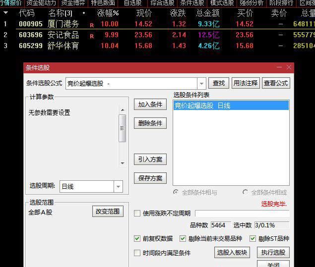 精品【竞价起爆】专为早盘竞价阶段设计的竞价指标,快速筛选竞价强势潜力股,副图+选股_展示图_02 ...