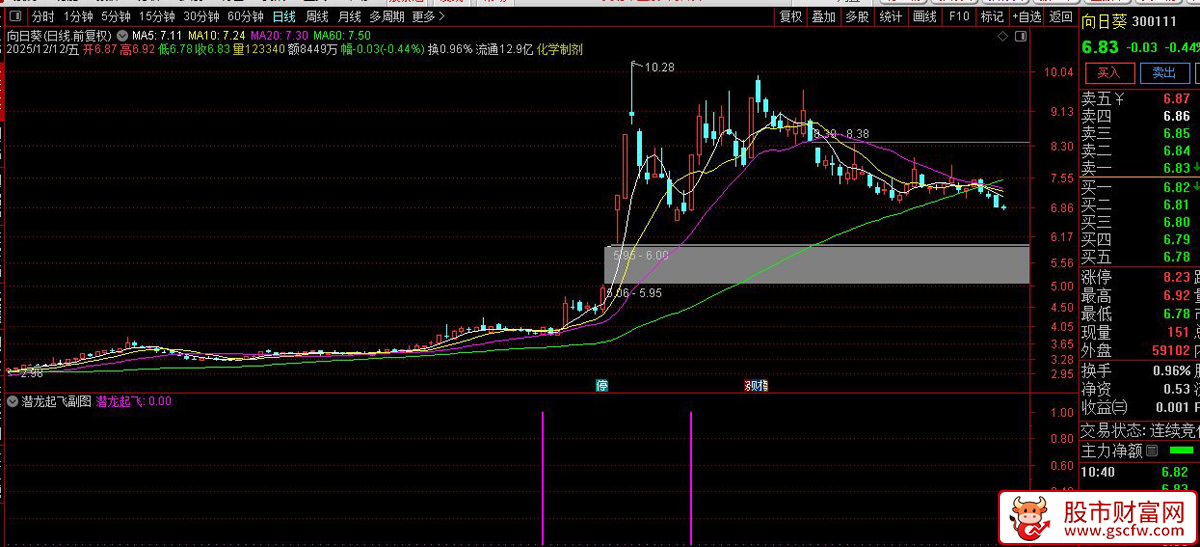 通达信〖潜龙起飞〗副图+选股指标,潜伏入场等待起飞_展示图_06