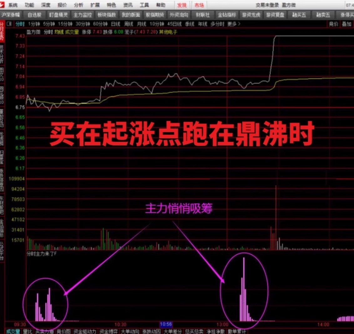2025新版【双紫擒龙】紫紫红黄庄家控盘分时主力吸筹动能二号起涨高抛低吸_展示图_13 ... ... ... ...