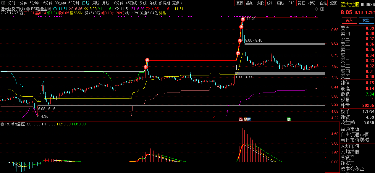 通达信【RSI看盘】判断大盘和个股的强弱状态_展示图_05