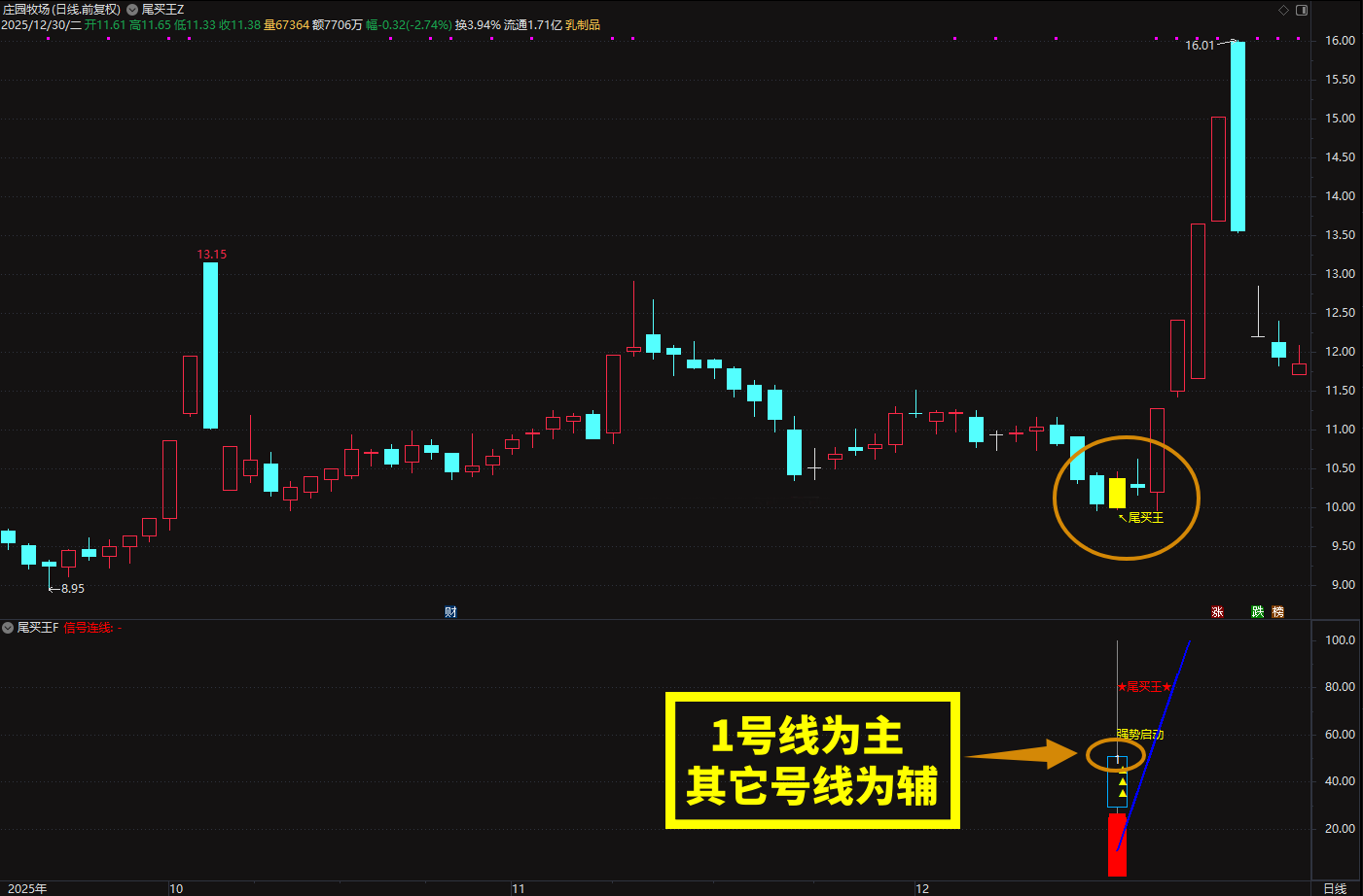 2026◆金钻指标《尾买王》——尾买指标●波段●超卖反弹主图幅图选股_展示图_02 ... ... ... ... ... ... . ...