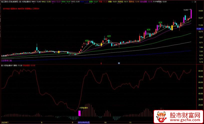 通达信〖大资金潜伏〗主副图+选股_展示图_06