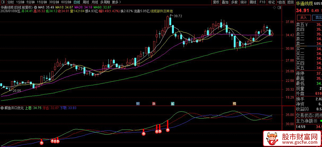 和谐麟龙软件〖鳄鱼开口〗升级优化副图指标_展示图_02