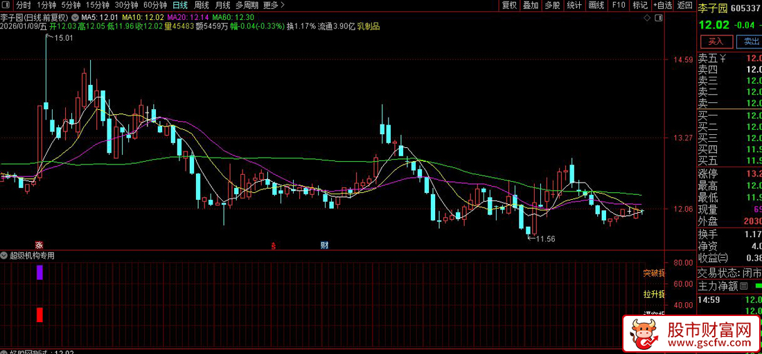 通达信〖超级机构专用〗副图指标_展示图_04