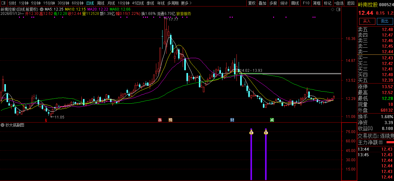 通达信〖抄大底〗副图+选股指标_展示图_04