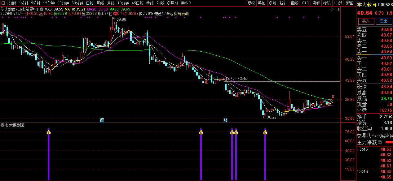 通达信〖抄大底〗副图+选股指标_展示图_06