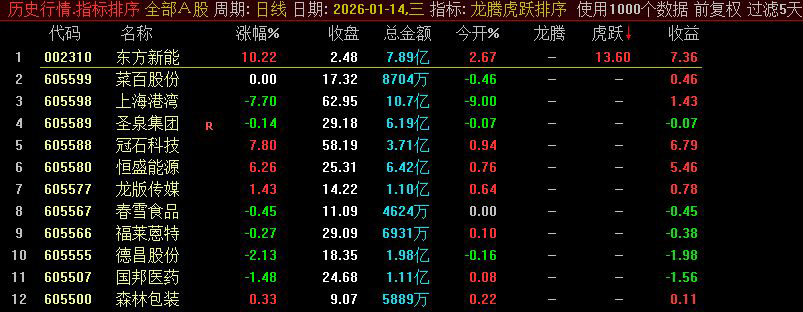 通达信〖龙腾虎跃〗竞价排序指标_展示图_02