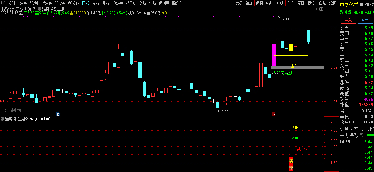 通达信【强势擒龙】套装指标_展示图_13