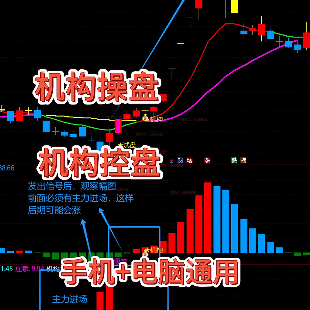 通达信【机构操盘+机构控盘】机构抄底吸筹反弹试盘买入抓主升浪、适合短中长线操作_展示图_01 ... ... ...  ...