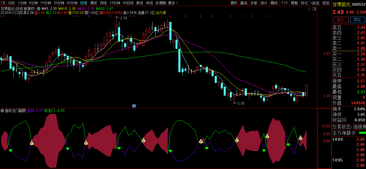 通达信〖鱼跃龙门〗副图+选股_展示图_02