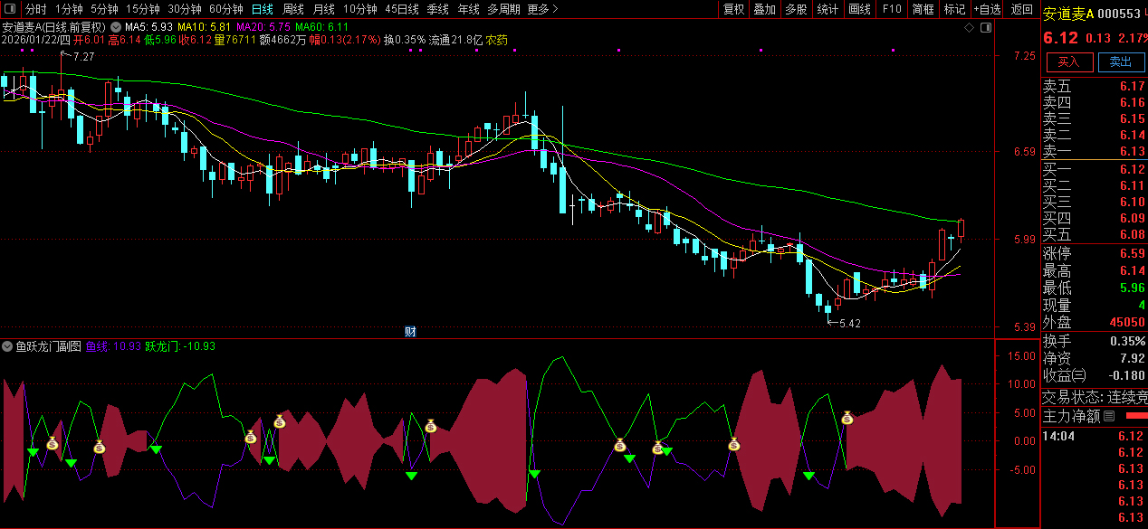 通达信〖鱼跃龙门〗副图+选股_展示图_03