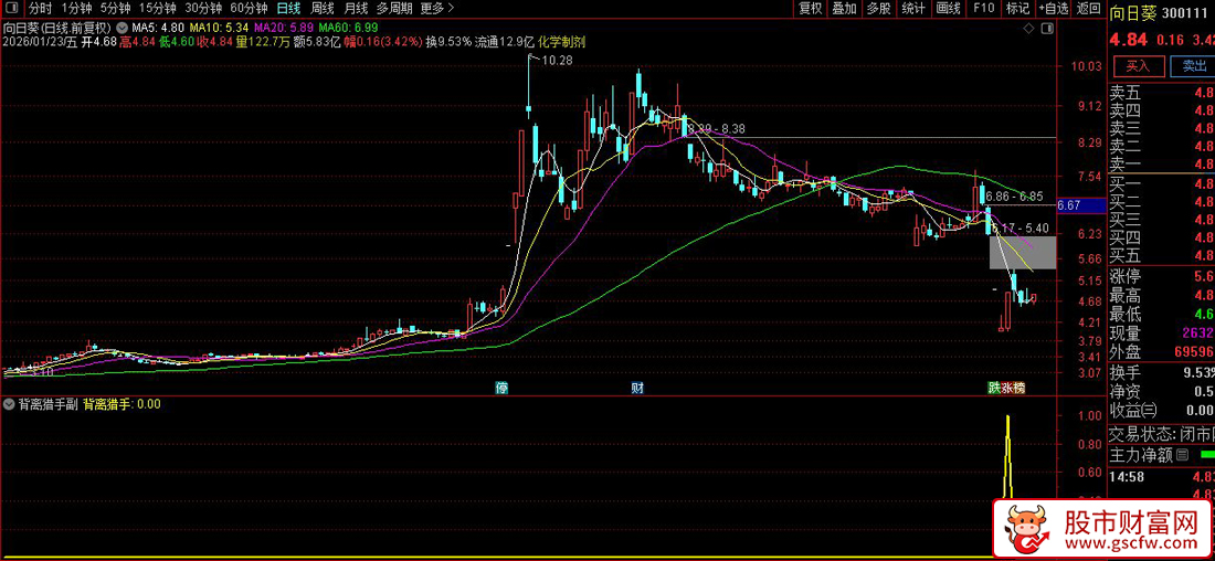 通达信〖背离猎手〗副图+选股_展示图_03