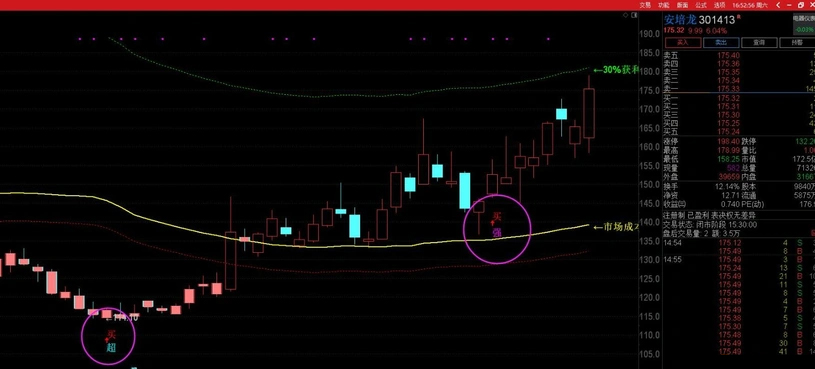 【AI重构逻辑】基于VWAP与ATR自适应算法的庄家成本探测指标_展示图_02