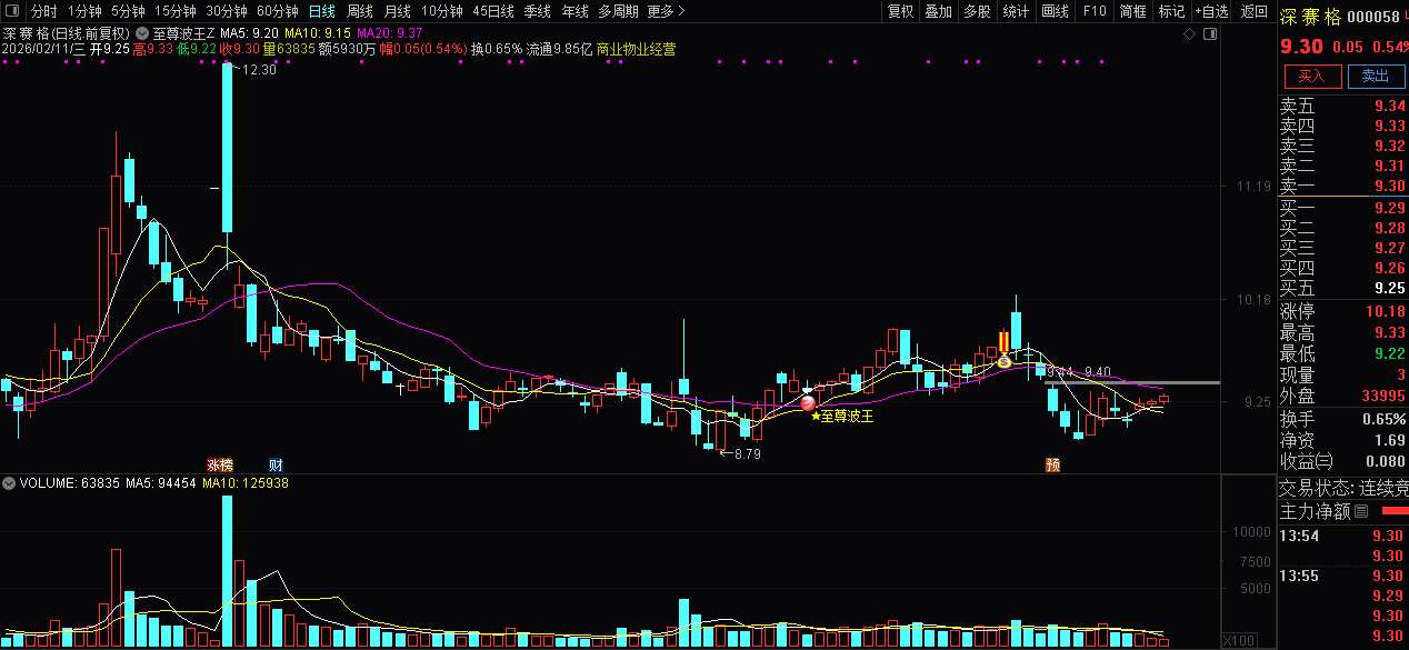 波段开启共振拉升〖至尊波王〗主图+选股_展示图_03
