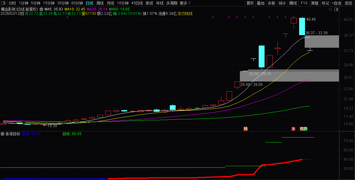 通达信【涨停目标】副图指标_展示图_04